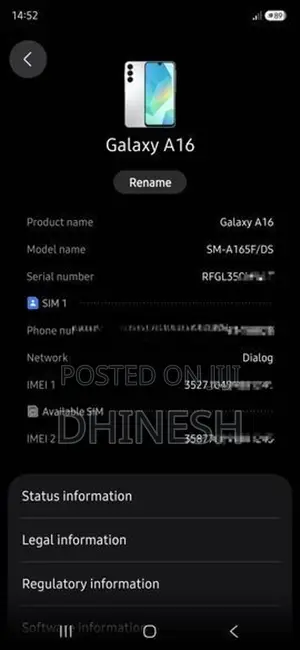 Samsung Galaxy A16 (Brand New)