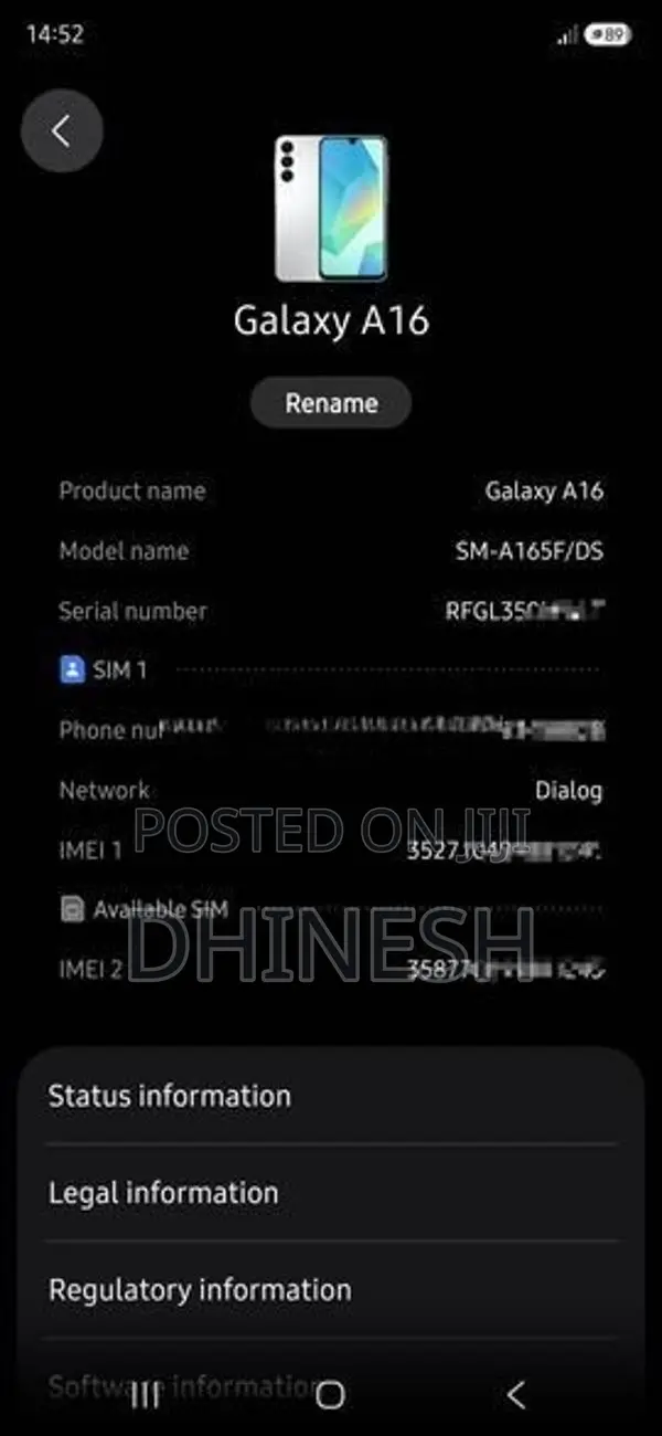 Samsung Galaxy A16 (Brand New)