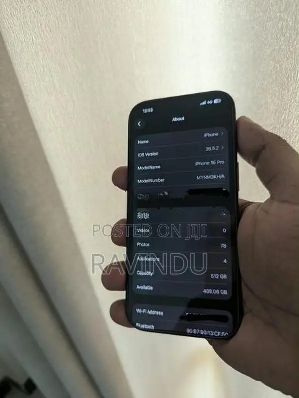 Apple iPhone 16 Pro 512GB (Used)