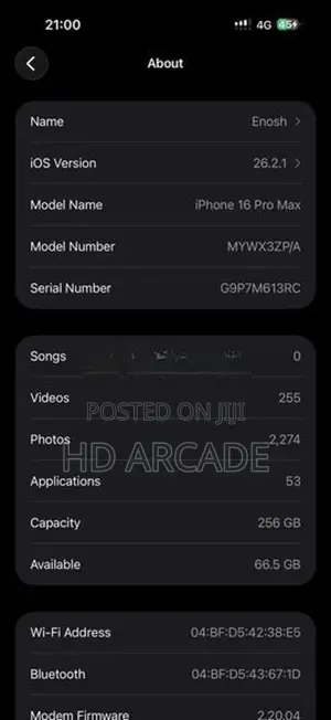 Apple iPhone 16 Pro Max (Used)