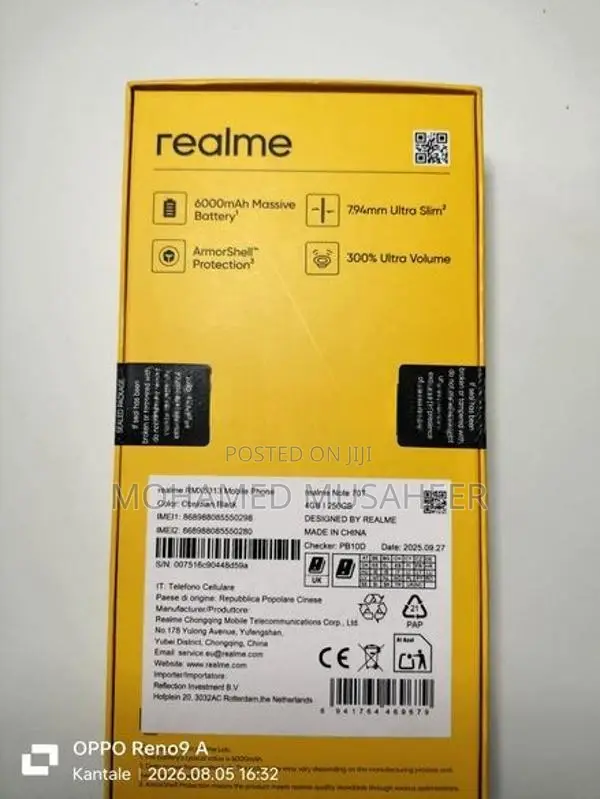 Realme Note 70T (Brand New)