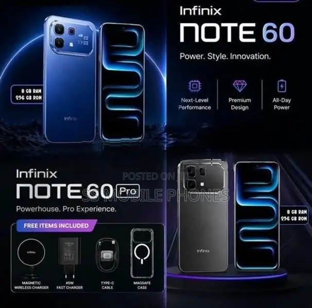 Infinix Note 60 Pro 5G 8/256 (Brand New)