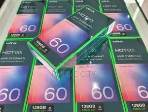 Infinix Hot 60i 128GB 6GBRam Purple (Brand New)