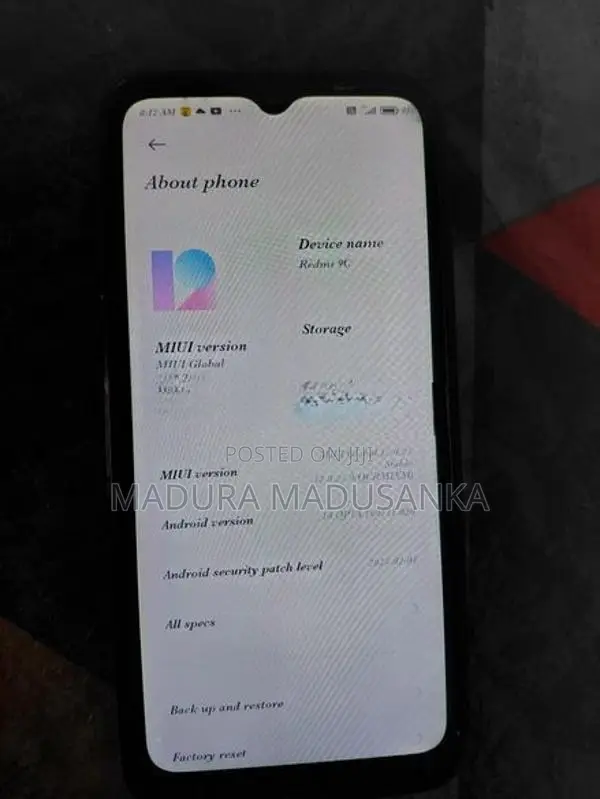 Xiaomi Redmi 9C (Used)