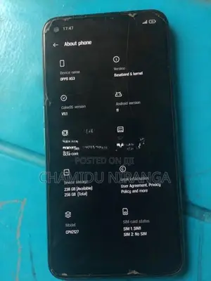 Oppo A53 8GB RAM / 256GB (Used)