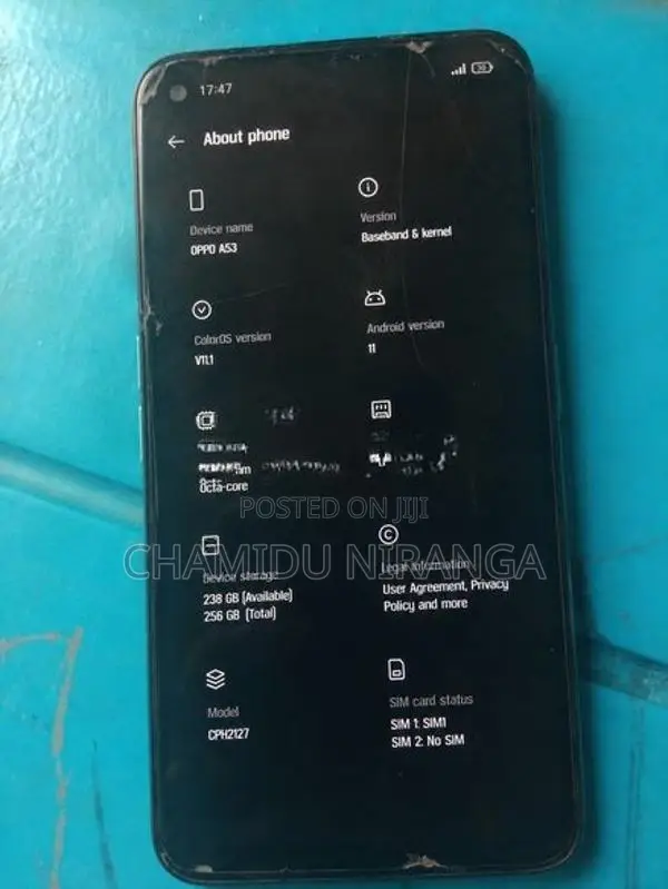 Oppo A53 8GB RAM / 256GB (Used)