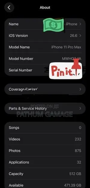 Apple iPhone 11 Pro Max 512GB (Used)