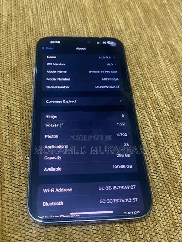 Apple iPhone 14 Pro Max 256GB (Used)