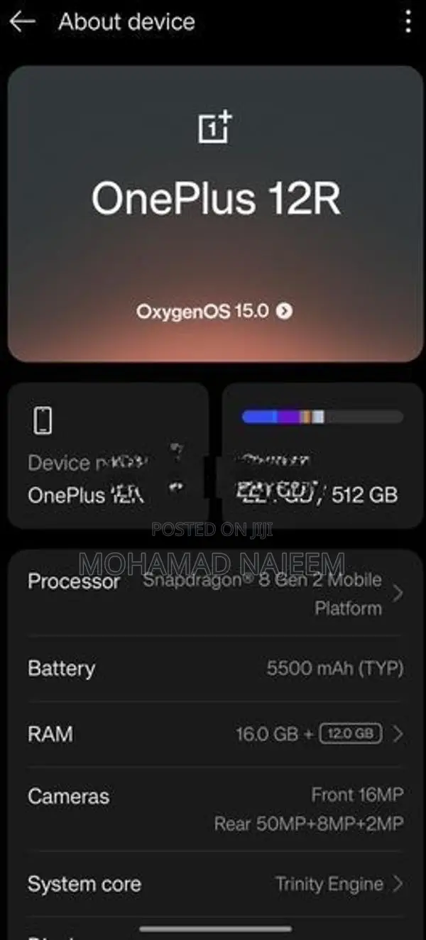 OnePlus 12R (Used)