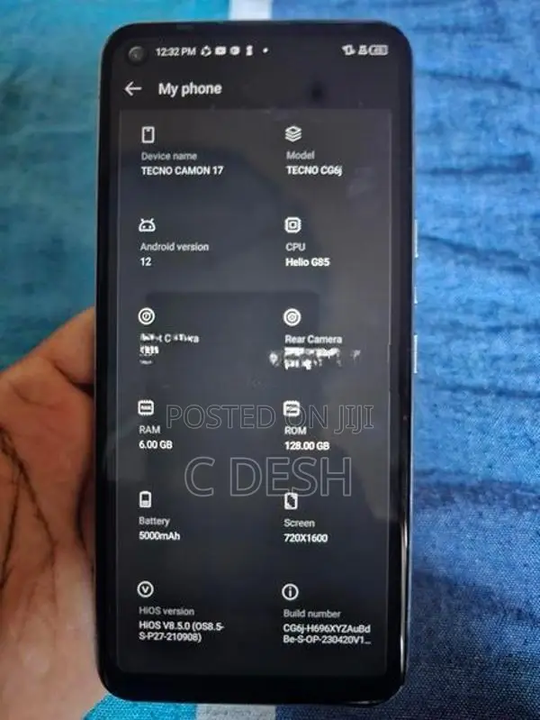 Tecno Camon 17 (Used)