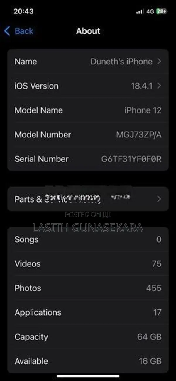 Apple iPhone 12 64GB (Used)