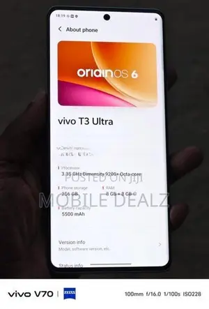 Vivo T3 Ultra 8GB | 256GB (Used)