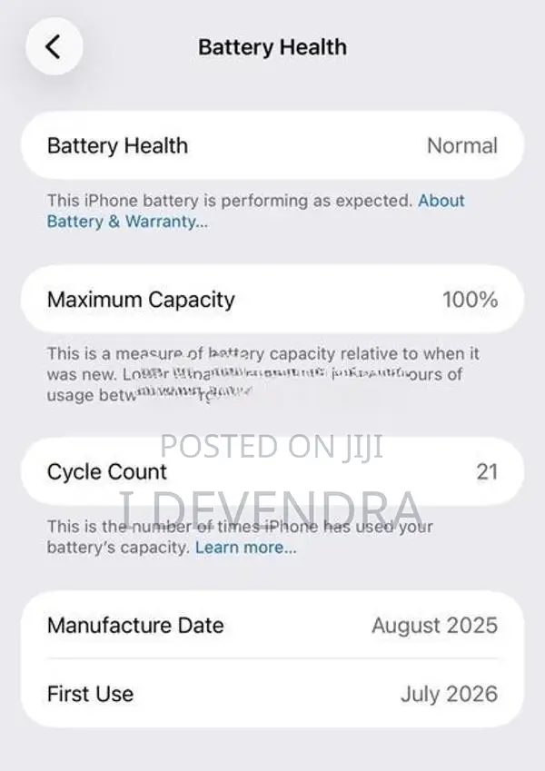Apple iPhone 17 Air (Used)