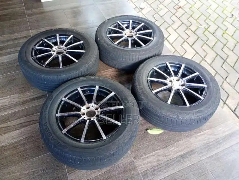 15" 5 studs alloy wheels with 195/65/15 tyres for Car