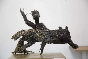 Sculpture Iron Nails and Brass Nails