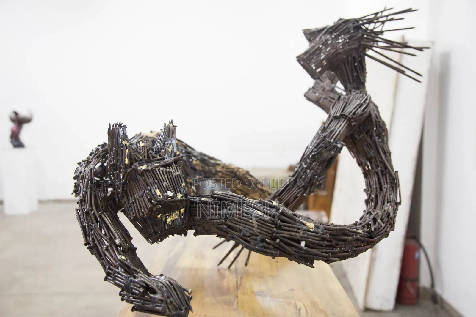 Sculpture Iron Nails and Brass Nails