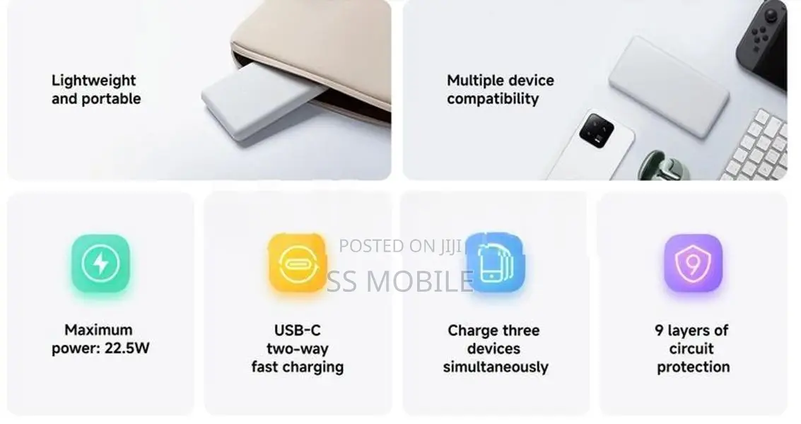 Xiaomi MI Power Bank 10000mAh 22.5W Lite (Abans War)