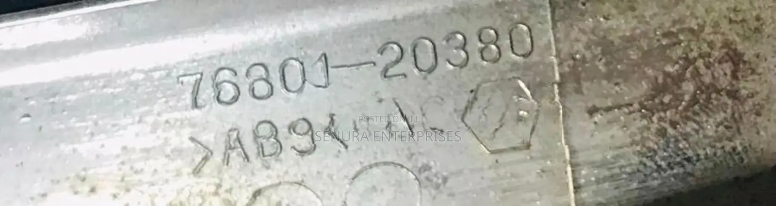Toyota Allion 260 Dicky Lock Nickle Garnish