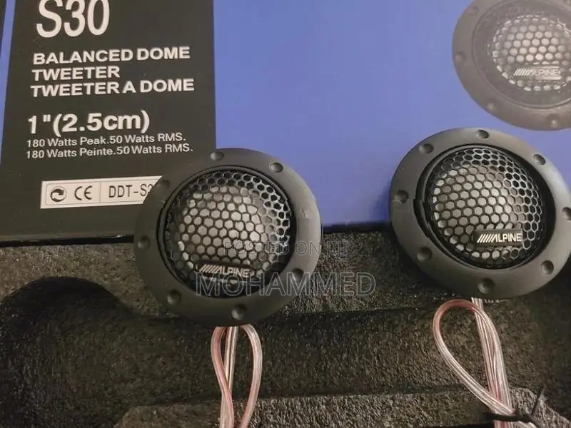 Alpine tweeter/ dome car speakers