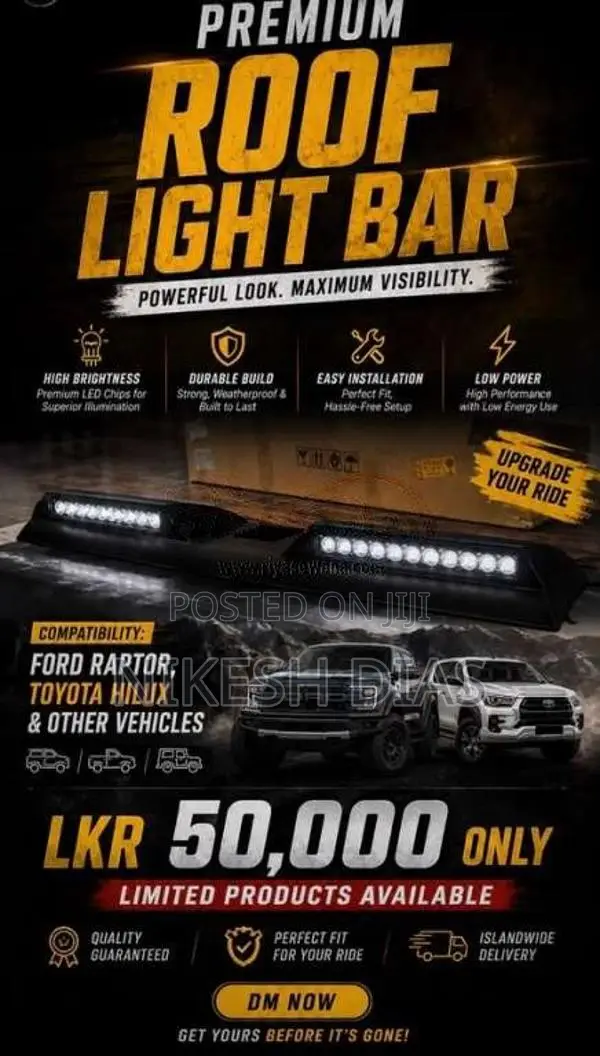 Roof light for SUV