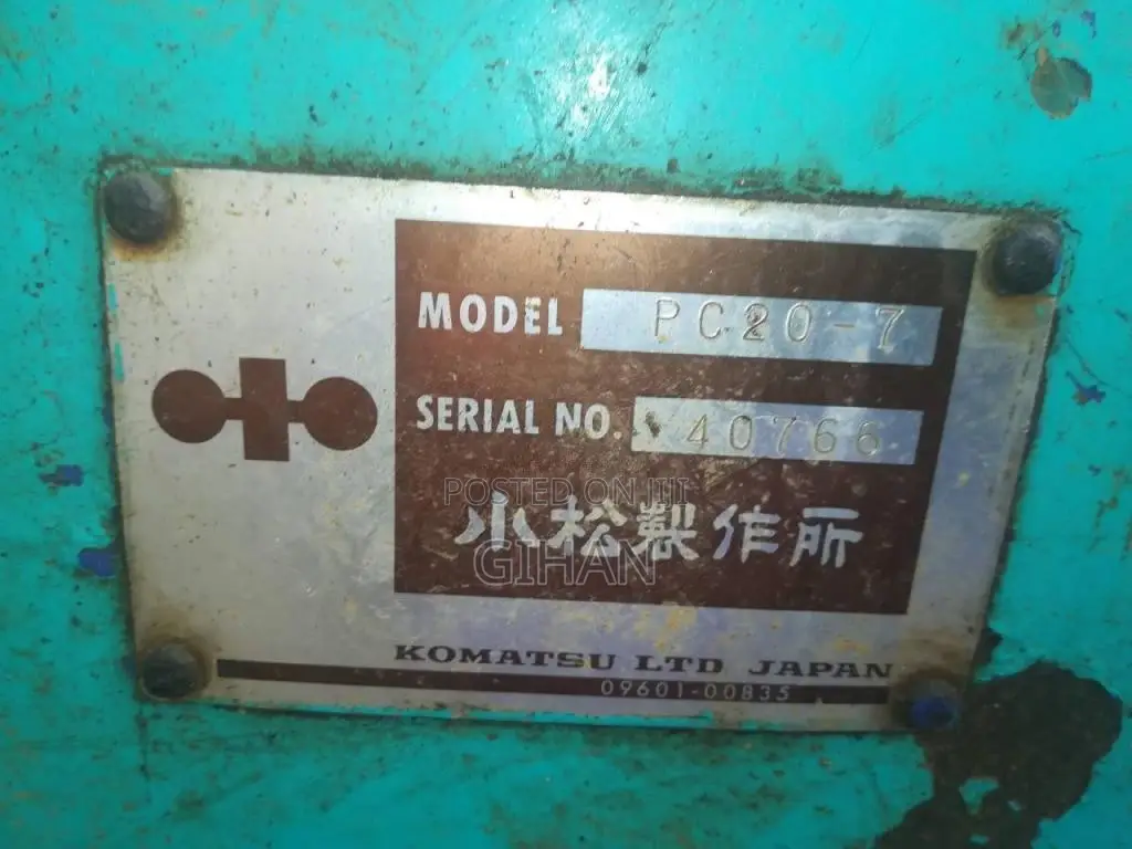 Komatsu Excavator PC 20-7 2014 Heavy-Duty (Used)