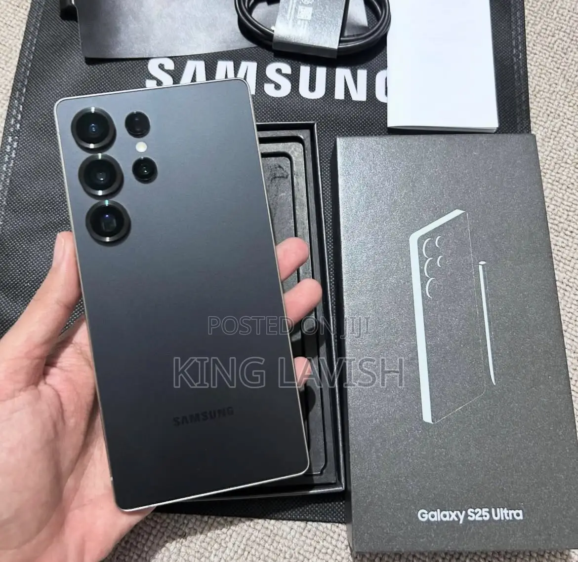 New Samsung Galaxy S25 Ultra 256 GB Black