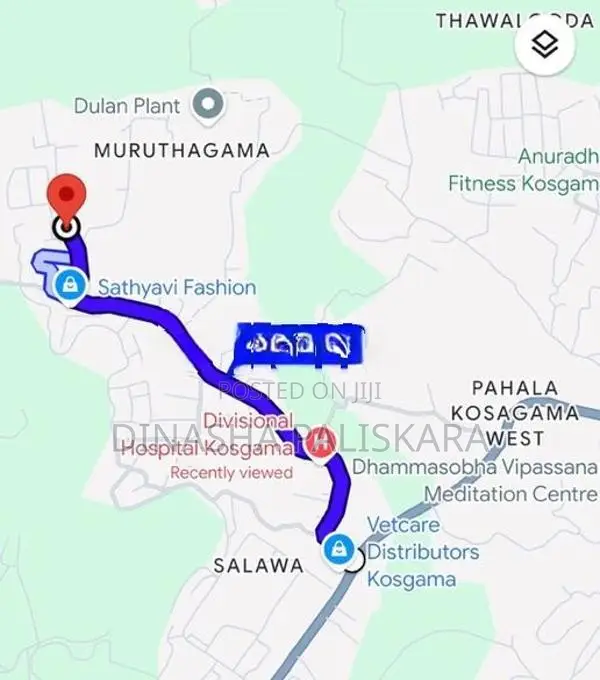 කොස්ගම රෝහල පාරේ අගනා ඉඩමක් විකිණීමට