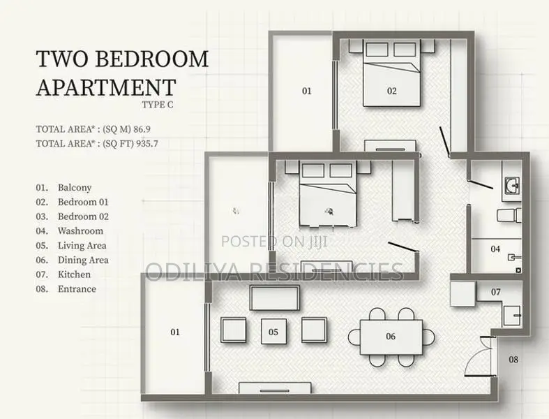 02 Bed ICON V Thalpe Luxury Apartment for sale
