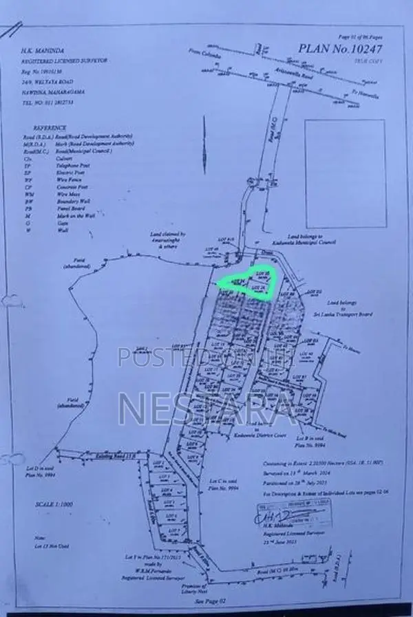Land for Sale in Kaduwela Town Facing Bypass Road