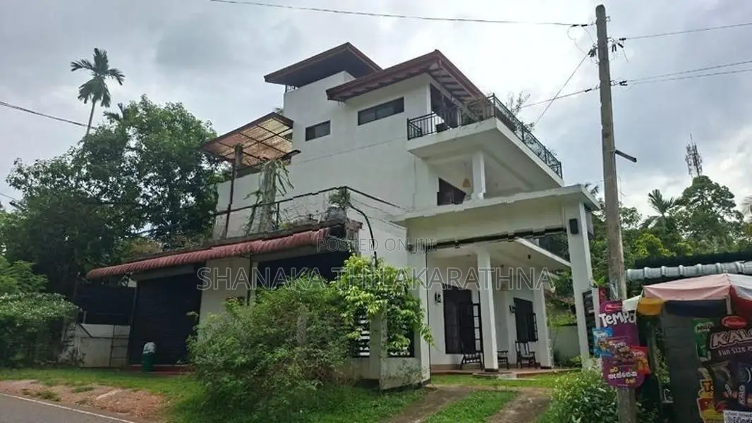 3-Storey House with Adjoining Shop for Sale –, Mirigama