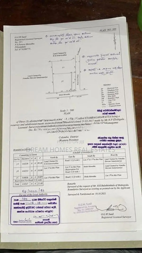 21.6 Perch Land for Sale – Kottawa