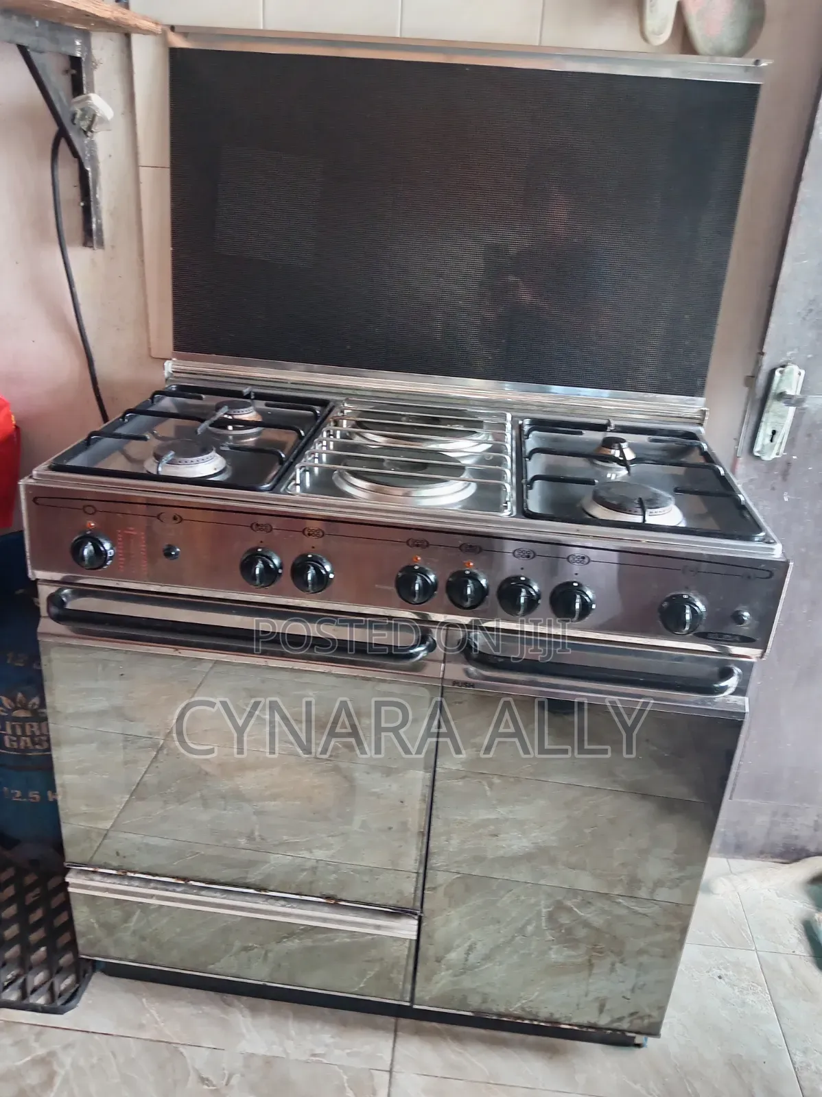 ELBA 90cm Italian Dual Fuel Cooker – Double Oven – Excellent Condition