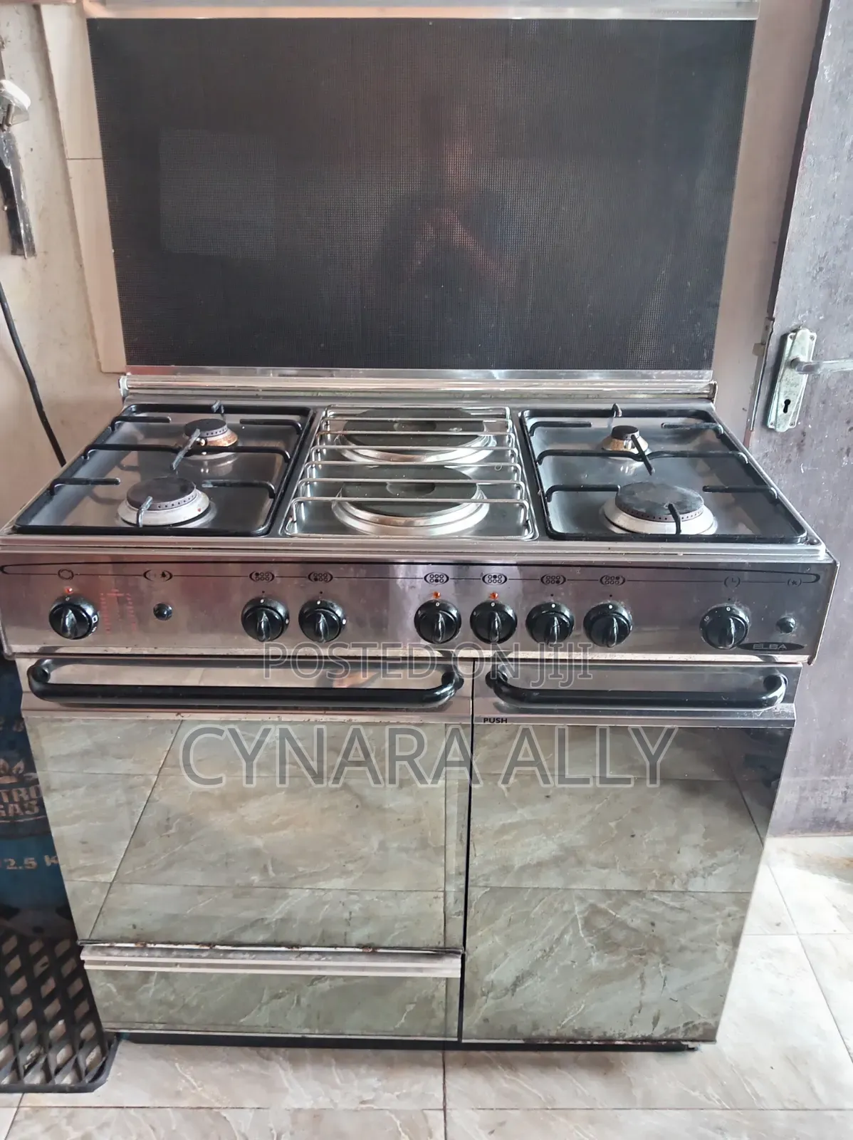 ELBA 90cm Italian Dual Fuel Cooker – Double Oven – Excellent Condition