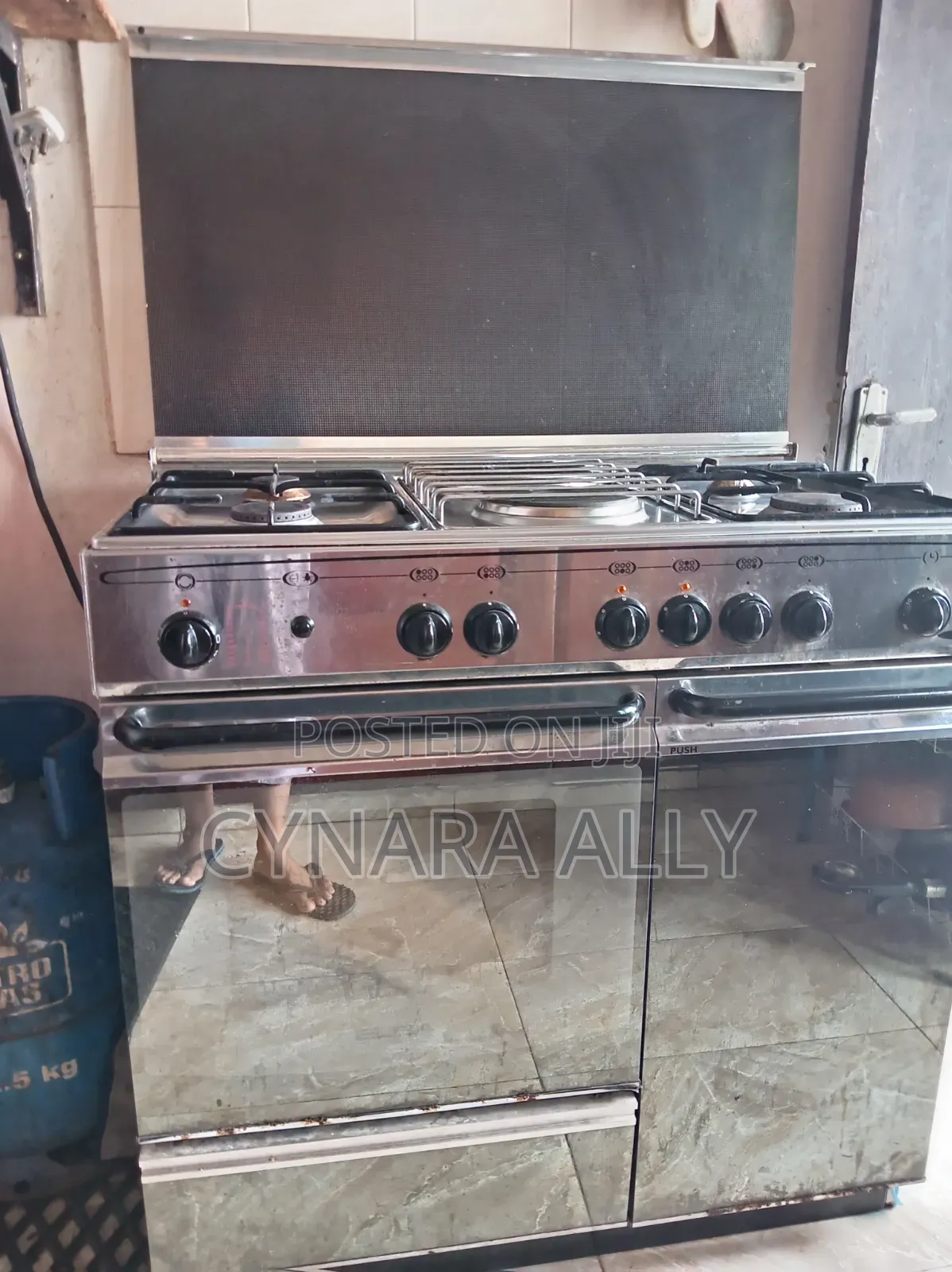 ELBA 90cm Italian Dual Fuel Cooker – Double Oven – Excellent Condition