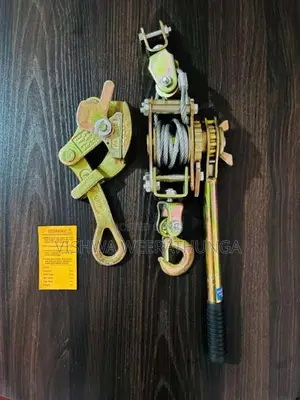 Ton 02 කේබල් වයිස් හා කේබල් ක්ලෑම්ප් / 02 TON CABLE VICE &CABLE CLAMP 