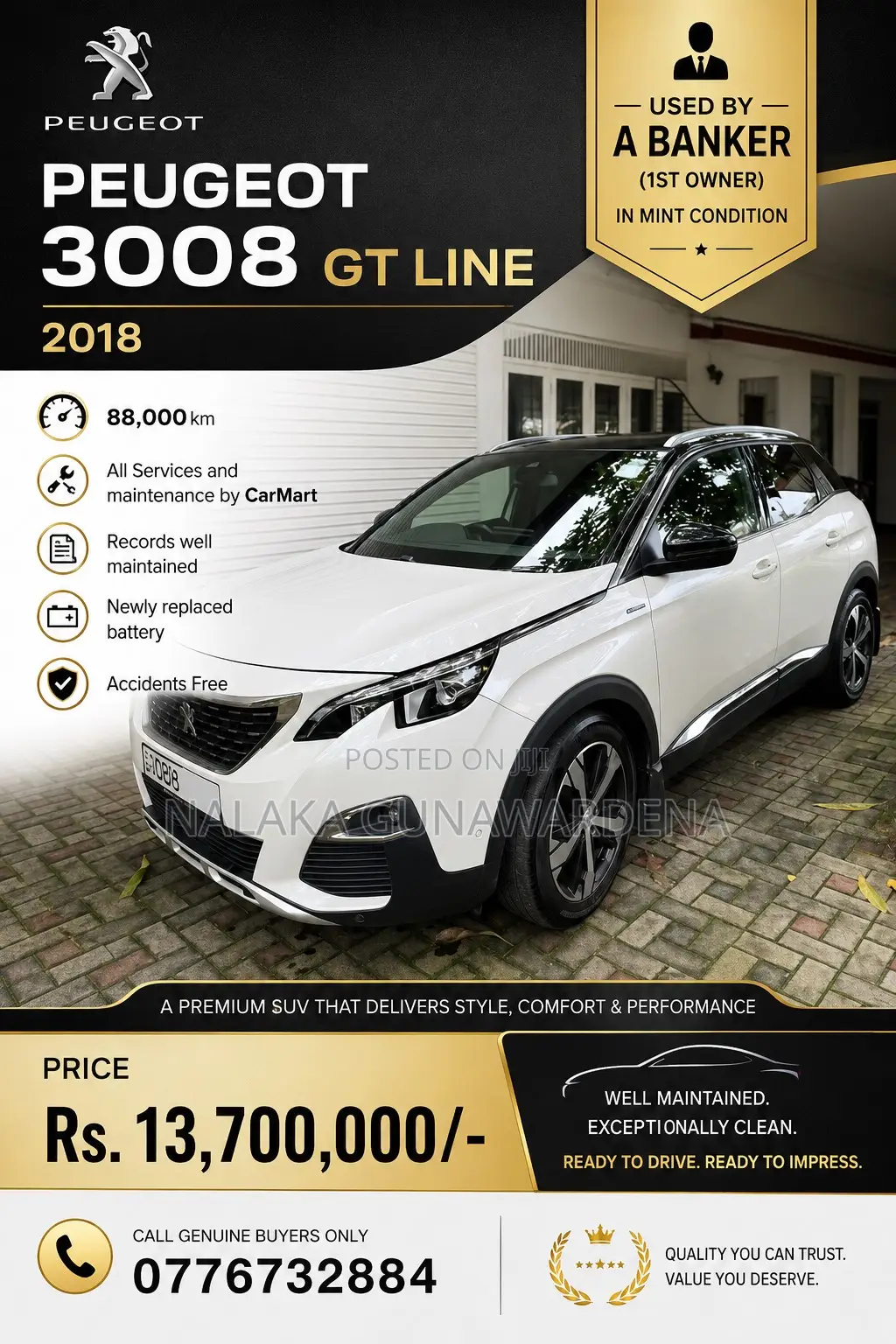Peugeot 3008 2018 White