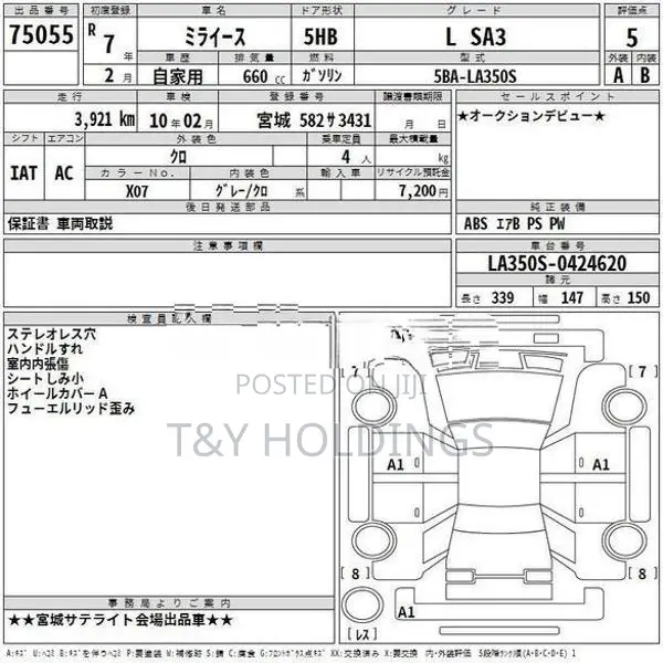 Daihatsu Mira e:S L SA3 2024