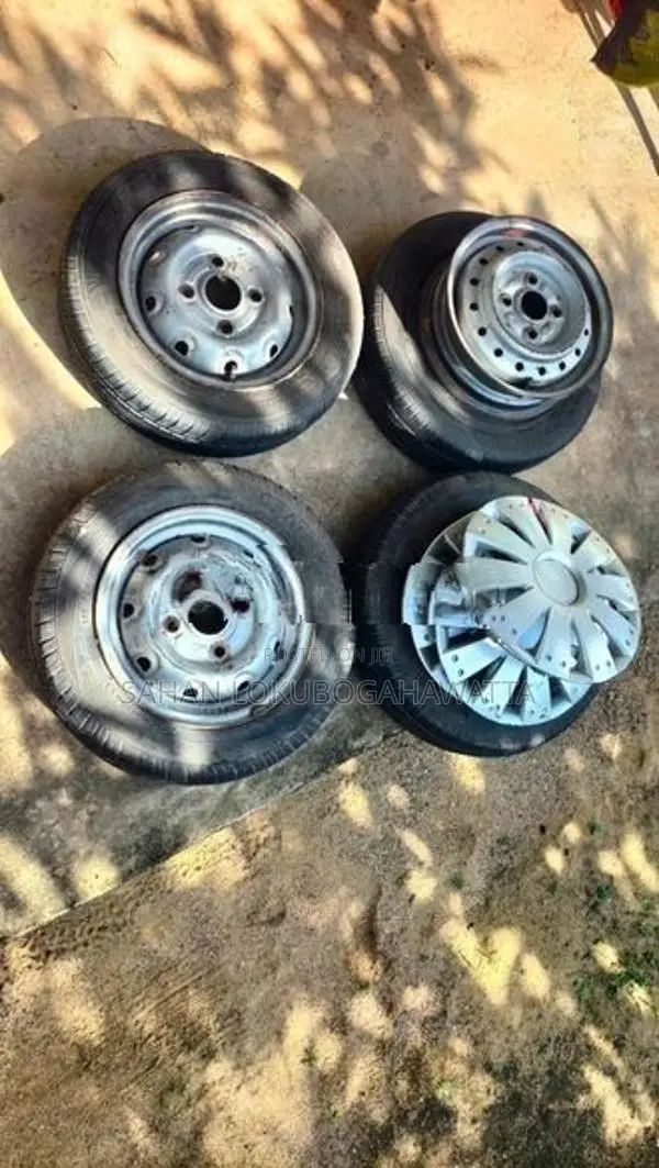 Alloy Wheel with Tire 145/70/12