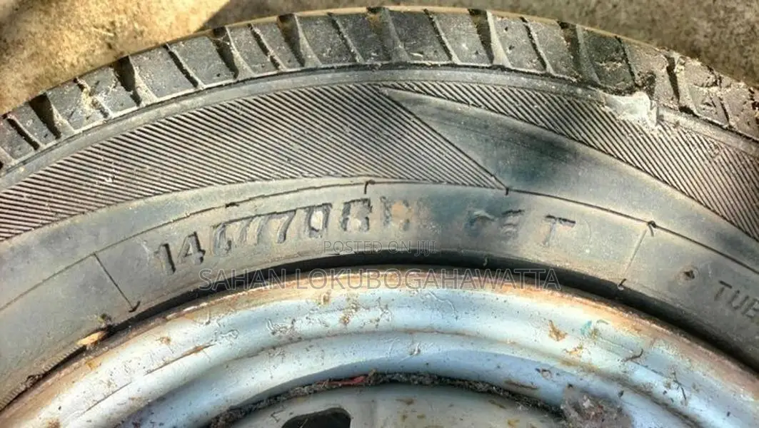 Alloy Wheel with Tire 145/70/12