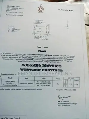 Land for Sale – Thalawatugoda