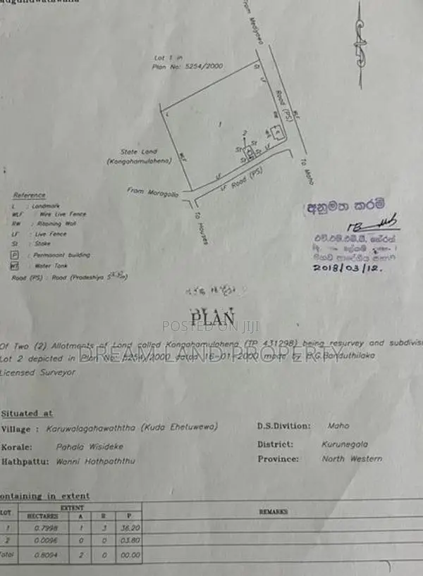 අගනා ඉඩමක් විකිනීමට කුරුණෑගල