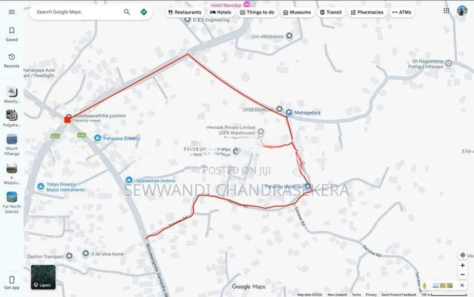 උඩුගම්පොළ - වීදියවත්ත ආසන්නයෙන් පර්චස් 40 ක වටිනා ඉඩමක් විකිණීමට
