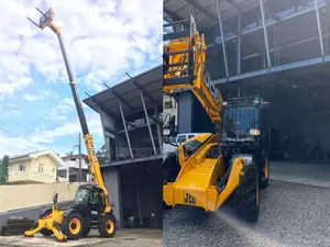 JCB 540-140 Hi-Viz Telehandler 2017 Heavy-Duty (Used)