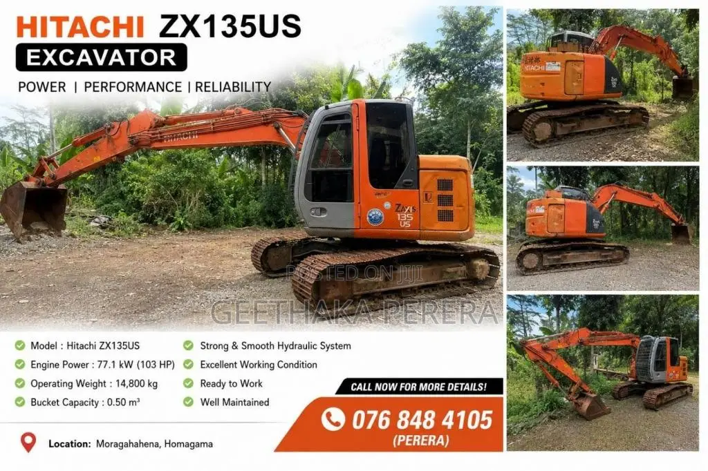 Hitachi Excavator Zaxis 135 2012 Heavy-Duty (Used)
