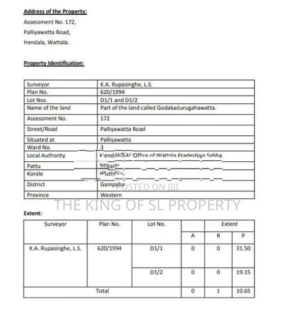 Building for sale in Wattala