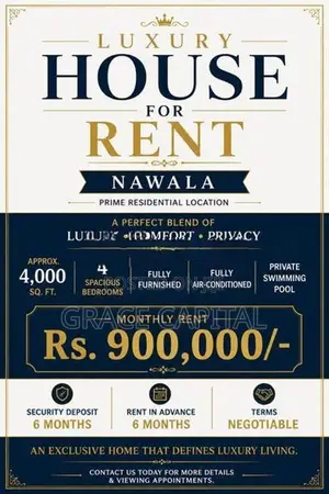 Luxury house for rent