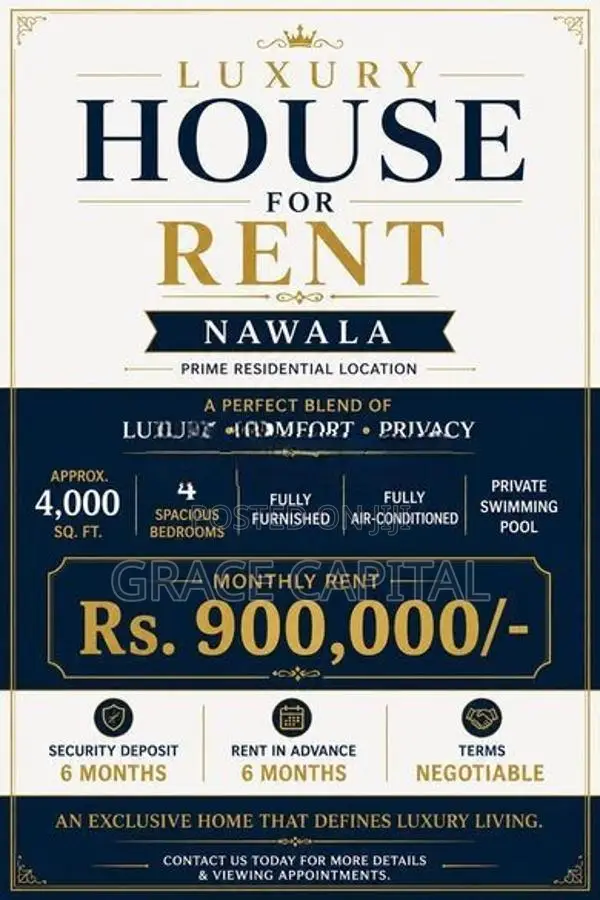 Luxury house for rent