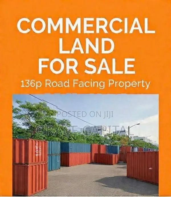 Road facing land for sale