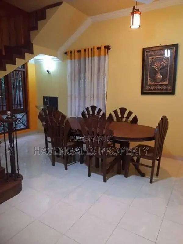 fully furnished 2 storey house rent Marawila