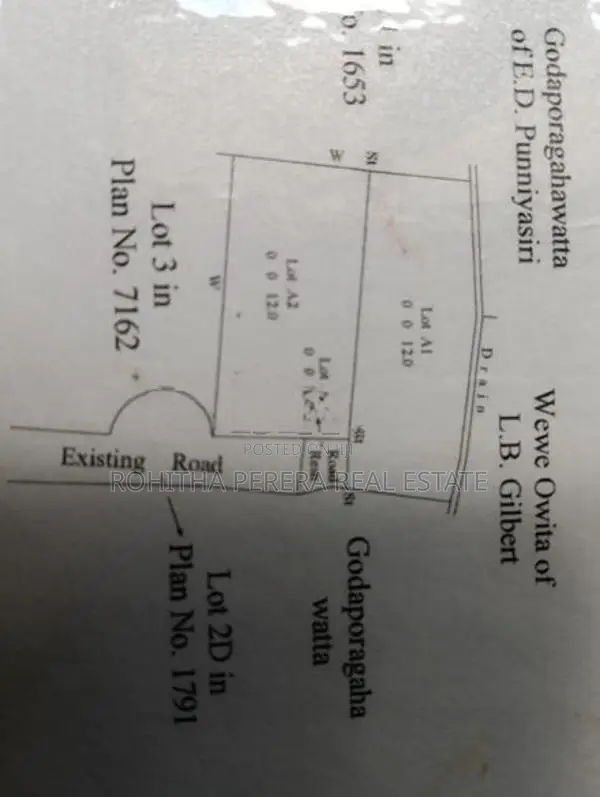 12Perc X 2 Blocks Of Residential land-Piliyandala